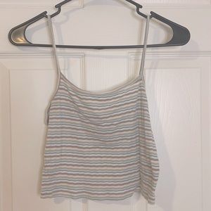Striped crop top